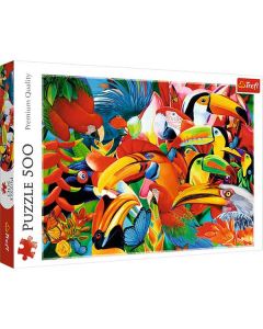 Colorful birds puslespil 500 brikker