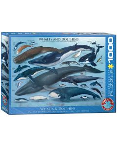 Whales & Dolphins puslespil 1000 brikker