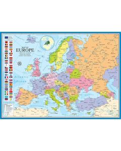 Map of Europe puslespil 1000 brikker