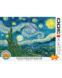 Van Goghs Starry Night 3D Puslespil 