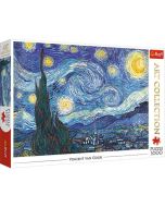 The starry night, Vincent van Gogh puslespil 1000 brikker